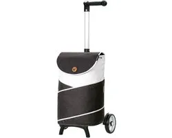 Andersen SHOPPER MANUFAKTUR Boodschappentrolley Unus Shopper Fun Jarl 41L Anthracite Antraciet 119cm
