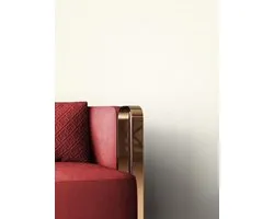 NEWROOM vliesbehang wit uni - modern klassiek textielstructuur voor woonkamer slaapkamer gang kantoor keuken