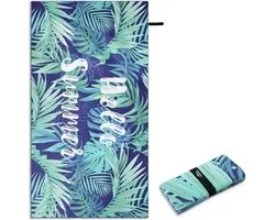 Grote Strandhanddoek van Microvezel 90 x 180 cm - Compact, Zandbestendig en Sneldrogend - Ideaal voor Strand, Gym en Reizen