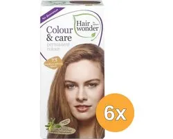 6x Hairwonder Colour & Care 7.3 medium gold blond (100 ml)