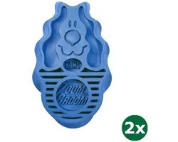 Kong zoomgroom boysenberry blauw 12x7,5x4 cm