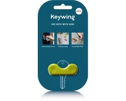 Keywing Key Aid Nouveau modèle - Jaune - Aide pour l'arthrite - Meilleure adhérence - Plus de puissance