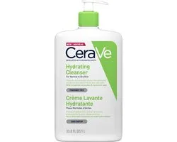 CeraVe Crème Lavante Hydratante - pour la peau Normale à Sèche - 1000m