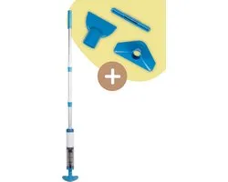 Aspirateur de piscine LIVIN' - Aspirateur de piscine - Aspirateur puissant pour spa et piscine - Sans fil - Aspirateur de fond de piscine - Convient pour Intex et Bestway - Aspirateur de piscine électrique - Réglable jusqu'à 165CM - Blauw