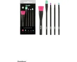 Douglas Kit Van 5 Siliconen Make-Up Brus Brush Set