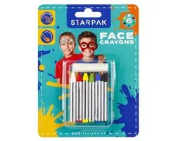 Starpak Schminkstiften - 6 Kleuren voor Gezicht en Lichaam
