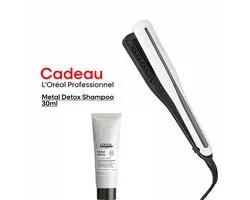 L'Oréal Professionnel Steampod 3.0 + Cadeau - Professionele 2-in-1 stoom stijltang: voor stijlen & krullen + Metal Detox Shampoo 30ml cadeau