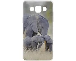 Coque souple en Siliconen ADEL pour Samsung Galaxy A3 (2015) - Famille des éléphants
