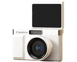 Retro Digitale Camera met Dubbele Lens, 5x Optische Zoom en 2.4" LCD-scherm