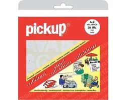 Pickup plakletters boekje Helvetica wit - 30 mm