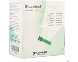 Glucoject Lancets Plus 33g 200 44123