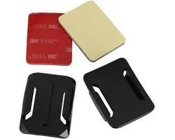 2x Curved Surface Helm Mount met 3M Sticker voor GoPro