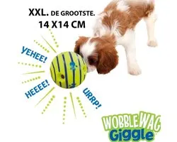 Honden speelgoed | Bal | Wobble Wag Giggle | Interactief