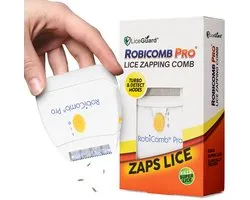 SnelShoppen - Robi Comb Pro Elektronische Luizenkam voor Effectieve Luizenbestrijding, Draadloos, Geschikt voor Kinderen, Compact en Handzaam, Hygiëni