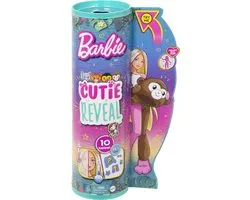 Barbie Cutie Reveal Jungle - Barbiepop - Aap met verrassingsaccessoires