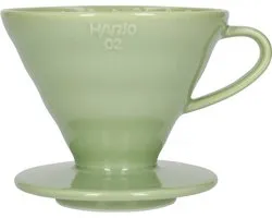 HARIO V60 Dripper - 02 Size - Keramiek - Smokey Groen