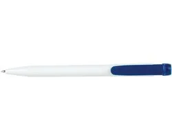 Q-CONNECT balpen Iprotect, antibacteriÃ«l, 0,7 mm, medium punt, blauw, Doos van 15 stuks