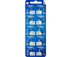 Renata – 335 MP CE – Knoopcel batterij – 10 stuks