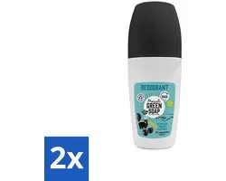 2 x Marcel's Green Soap - Deodorant Roller - Mimosa & Blackcurrant - Langdurige frisheid - 50 ml - Deodorant - Natuurlijke Deodorant - Aluminiumvrije Deodorant - Vegan Deodorant - Duurzame Deodorant