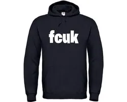 FCUK - Unisex Hoodie - XXL - Zwart