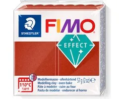FIMO effect ovenhardende boetseerklei standaard blokje 57 g - metallic koper