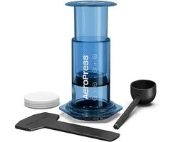AeroPress Clear Blue Koffiezetter - Transparant Blauw