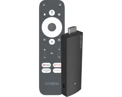 STRONG - Streaming Box Android TV 2K FHD - LEAP-UNA - Android TV HDMI Stick - Chromecast ingebouwd - Google stemassistent compatibel - eenvoudig te installeren - stickformaat - zwart