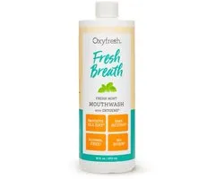 Bain de bouche OxyFresh Fresh Mint - Fresh Breath - Sans alcool - 473 ml
