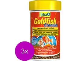 Tetra Visvoer Goldfish Granules - Vissenvoer - 3 x 100 ml