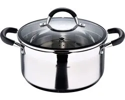 Bergner Masterpro Kookpan - Met Deksel - Ø24 Cm - 5L