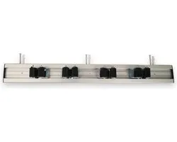 LB Tools bezem en tuingereedschap ophangsysteem met rail en vier houders