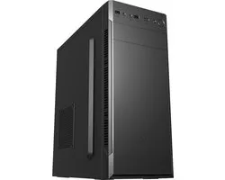 FSP CMT160 - Midi-Towermodel - ATX, ITX, Micro-ATX - geen voeding(ATX) - zwart