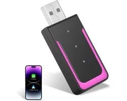 CarPlay Dongle - Draadloze CarPlay & Android Auto Adapter (CZHZ02), Plug & Play, USB C/USB-A, Geschikt voor iOS 10+/Android 11+ & auto's met CarPlay/AA