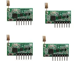 QIACHIP RX480E 868MHz RF Module 2-in-1 Radio Module 4 Channel Decoding Output 400m Remote Control Garage Kit - ShopVlot
