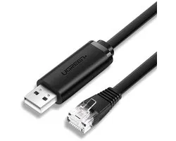 Ugreen - consolekabel - USB - Ethernet RJ45-adapter 1,5m zwart - (CM204)