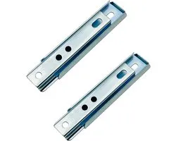 LIKERAINY Light 120x32mm Straight Metal Connectors Hidden Headboard Panel Interlocking Hangers Interlock Brackets - ShopVlot