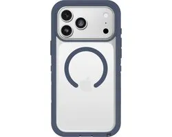 Otterbox Defender Pro XT - Geschikt voor iPhone 17 Pro Max hoesje - Magsafe Backcover - Blauw/Transparant