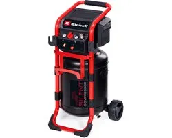 Compresseur électrique Einhell TE-AC 270/50 Silent - 1650 W - 10 bars - Réservoir 50 L - Capacité d'aspiration : 270 l/min - 70 dB (plus silencieux que les compresseurs normaux) - Sans huile