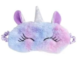 Unicorn sleep mask for kids, purple