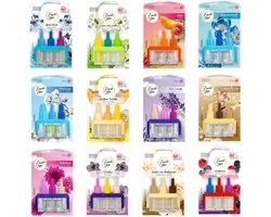 FRESH LINE® Geurstekker navulling 6 stuks (3x7ml) – 3-fasenwisseling – comp. naar 3 VOLUTION – luchtverfrisser – 6 - ShopVlot