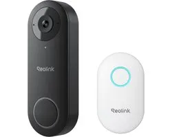 Reolink Videodeurbel WiFi Bedrade Voor Buiten - 2K 5MP - 4:3 Breedbeeld - Dual-band wifi - Lokale Opslag - Tweewegaudio - Slimme Detectie-1 Stuk