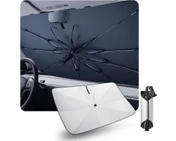 Dailygoods - CDEFG Zonwering, 2026 upgrade, compatibel met Renault 5 E-Tech R5 2024 2025 2026, zonwering, afdekking, voorruit, parasol, voorruit, auto, zonneklep, accessoires