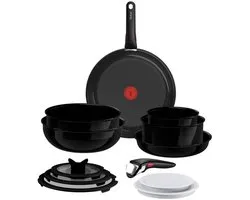 Tefal Ingenio Excellence Ceram - Pannenset - 13-delig - Fusion Core - Inclusief Deksel - Handgrepen - PFAS vrij