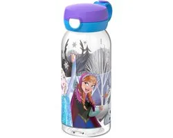 Mepal Drinkfles met flipdop Campus - 600 ml - Waterfles kinderen - Lekdicht - Hygiënische deksel - Frozen Friends