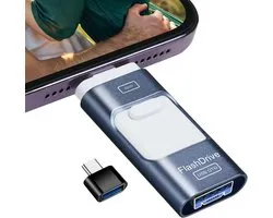 Cette clé USB-C de 128 Go dispose de deux ports USB 3.2, permettant un transfert de données rapide entre les smartphones Android, les tablettes, les PC et les Mac. Elle convient au stockage externe et à la sauvegarde de photos.