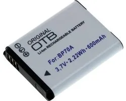 Huismerk Camera-accu BP70A voor Samsung