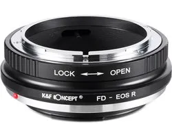 K&F Concept FD-EOS-R high precision adapter - Canon FD/FL lens op Canon EOS-R systeemcamera