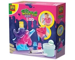 SES Creative - Slime kleuren lab – Spelen met slijm - Unicorn - Meng je eigen kleuren slijm - Goed uitwasbaar – STEM speelgoed – Experimenteren met slijm