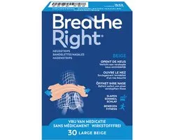 Breathe Right Bandelettes Nasales Peau Normale 30 pièces