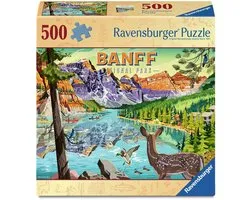 Ravensburger Banff National Park Puzzel 500 Stukjes | Landschap Legpuzzel | Canada